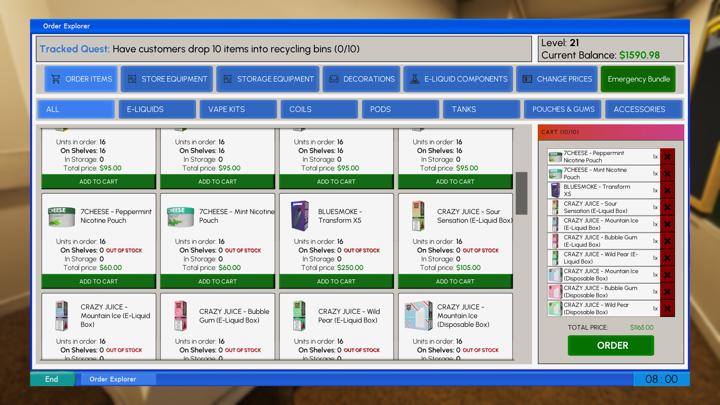 图片[2]-电子烟店：迈阿密（Vape Store Miami）PC中文版|电脑单机游戏