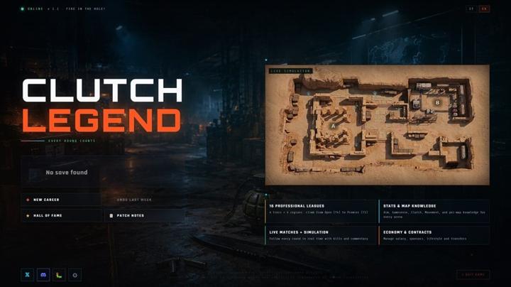图片[1]-绝杀传奇：FPS生涯模拟器（Clutch Legend: FPS Career Simulator）PC中文版|电脑单机游戏