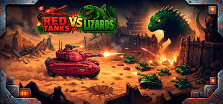 红坦克对抗蜥蜴(Red Tanks vs Lizard)-电脑游戏-PC游戏-PS游戏-NS游戏-单机游戏下载