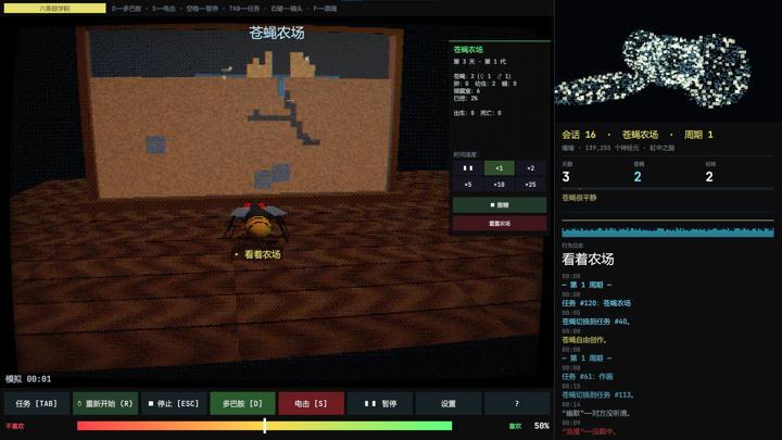 图片[1]-无限转生的999级不死赛博果蝇，在每天都想出新花样的疯狂科学家手下接受永无止境的试炼（FLYBRAIN LAB）PC中文版|电脑单机游戏