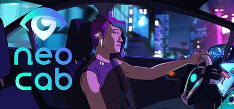 霓虹下的出租车